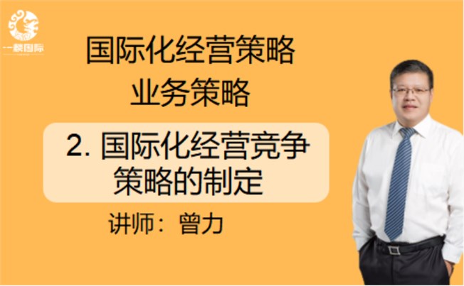 国际化经营策略业务策略：2. 国际化经营竞争策略的制定