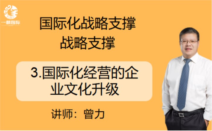 国际化战略支撑战略支撑：3.国际化经营的企业文化升级