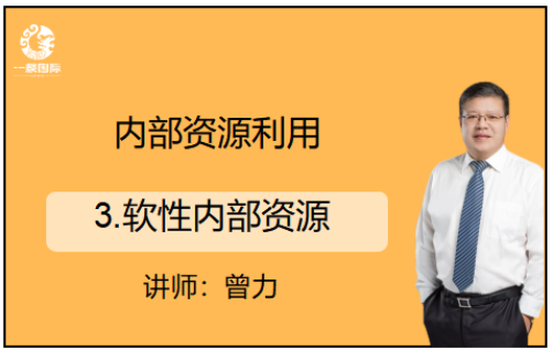 内部资源利用：3.软性内部资源